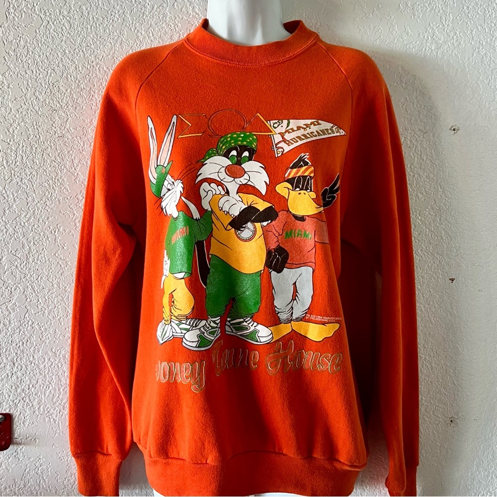 Jerzees Orange Crewneck Sweater